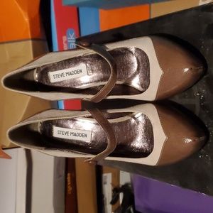 Steve Madden Ravin grey multi heels 6.5